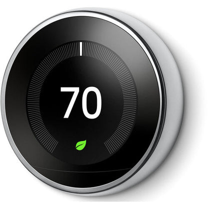 T3019US Nest - Learning Thermostat (3rd Generation) -Polished Steel by Google