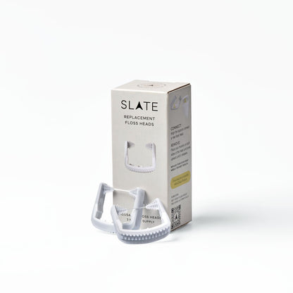 White Smooth Floss Heads