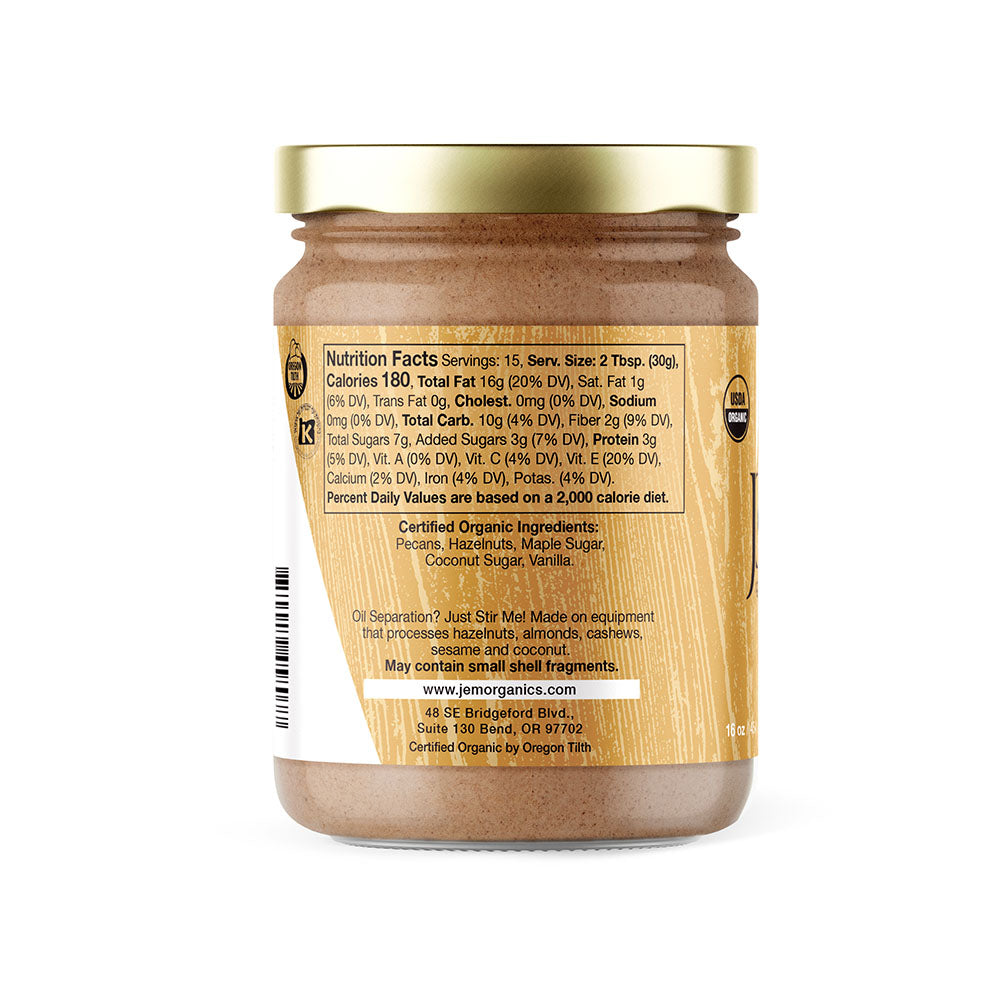 JEM Organics Maple Pecan Hazelnut Butter - Large 6 pack by Farm2Me