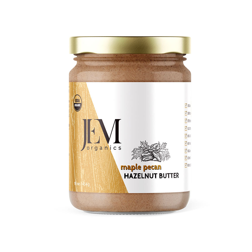 JEM Organics Maple Pecan Hazelnut Butter - Large 6 pack by Farm2Me