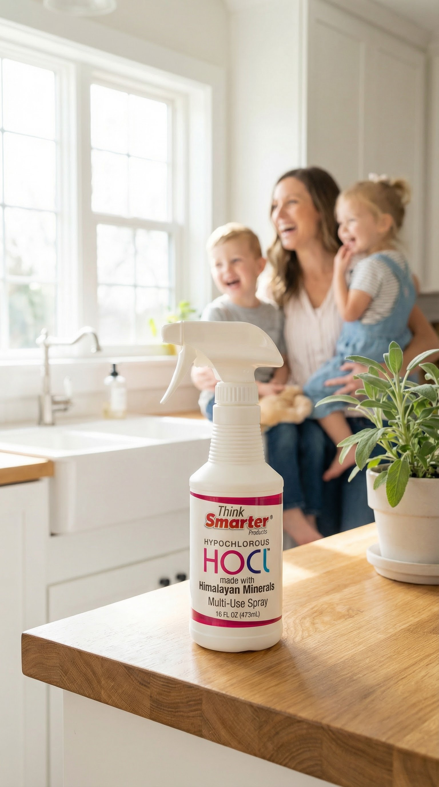 Multi-Use HOCl Spray | 16oz | Hypochlorous Acid Spray for Home + Family