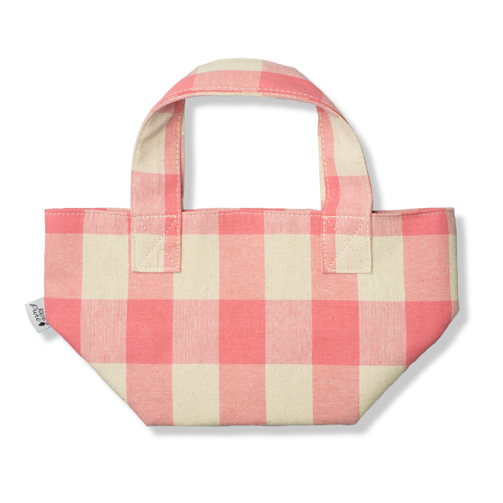 Gingham Hand Tote