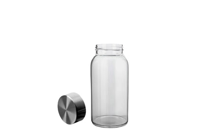 21 oz Glass Water Bottle with Stainless Steel Cap (2nd Generation) by Kablo