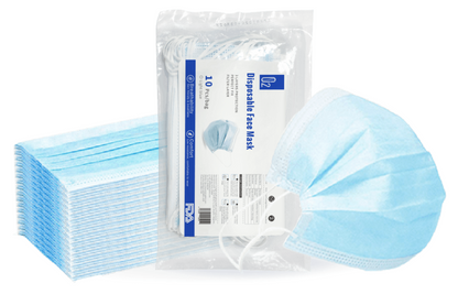 3 PLY MEDICAL-GRADE FACE MASK - 10 PACK by Tampon Tribe