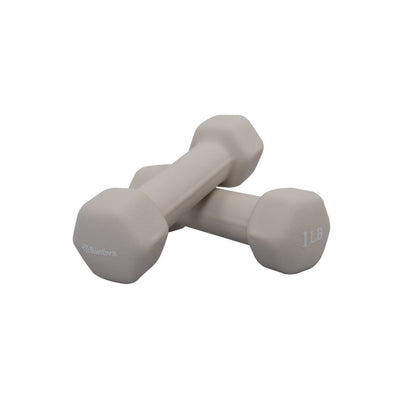 Neoprene Hexagon shaped dumbbells - Earth Tones by Bintiva