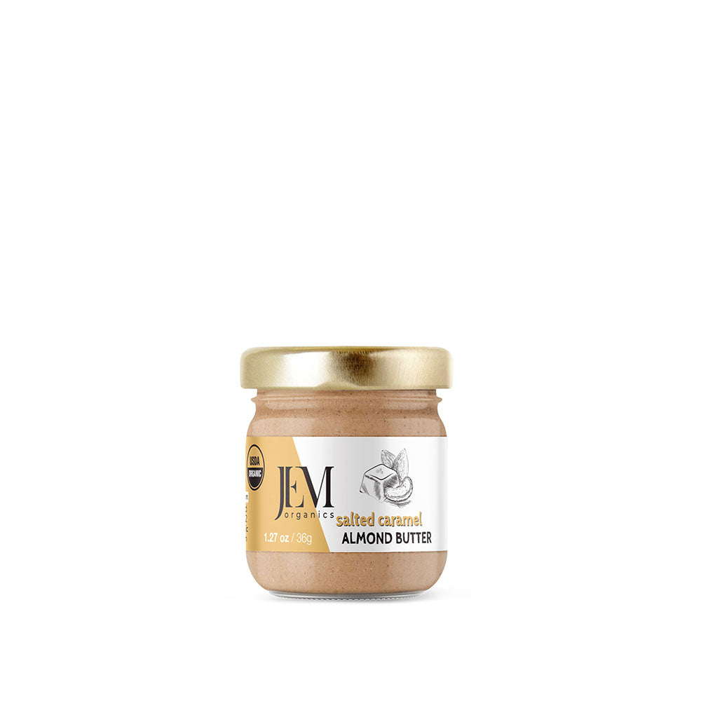 JEM Organics Salted Caramel Almond Butter - Mini 12 pack by Farm2Me