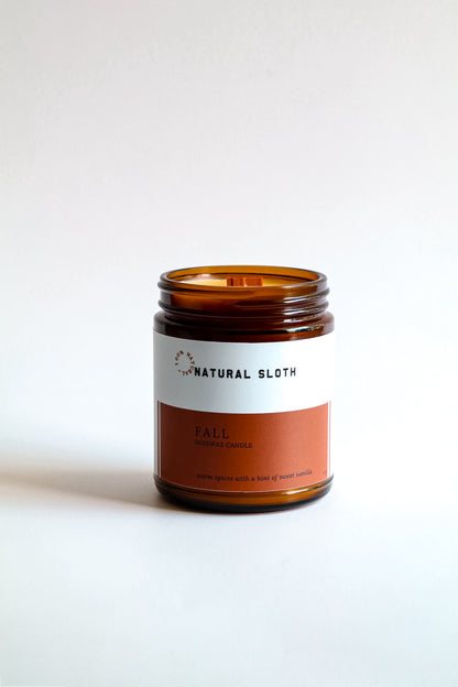 Fall Beeswax Candle