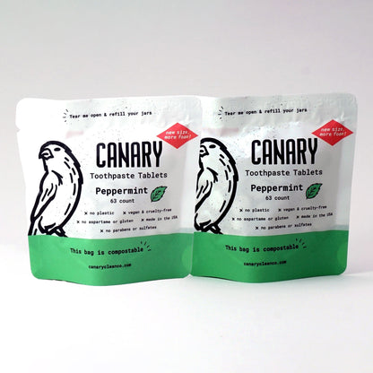 Peppermint Toothpaste Tablets by Canary