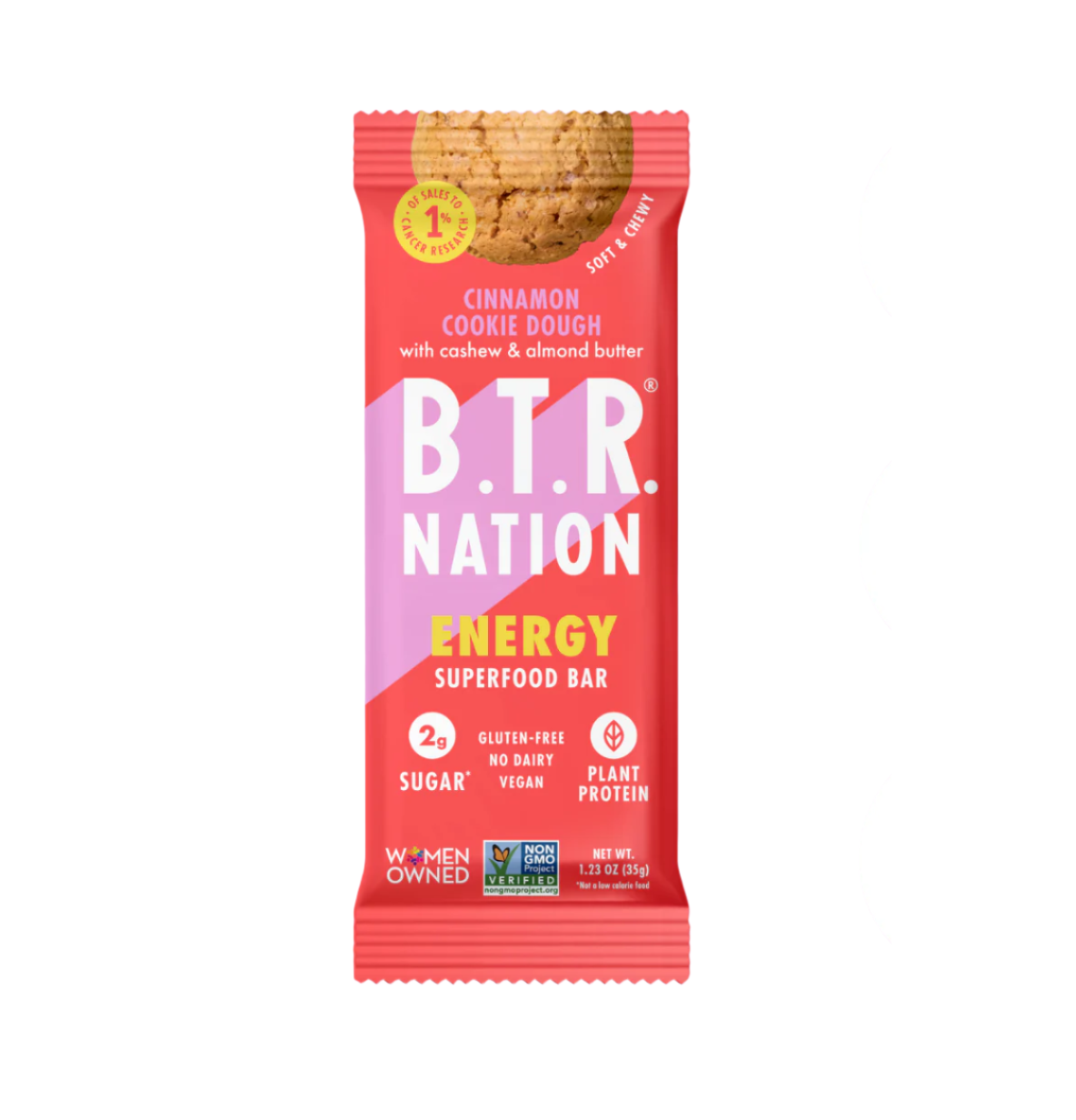 Cinnamon Cookie Dough Sampler (4 Count) by B.T.R. Bar