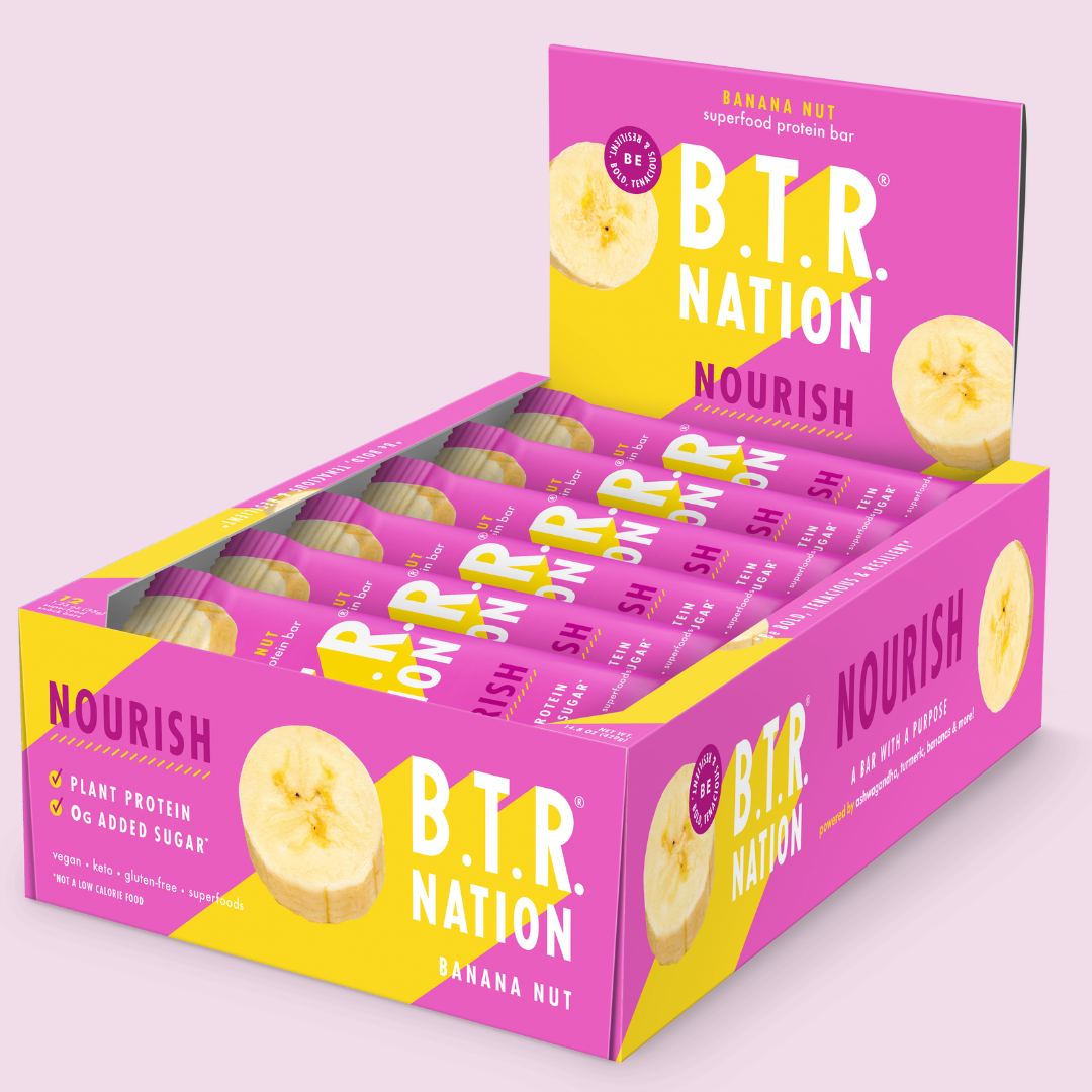 Banana Nut NOURISH (12 Count) 🍌 by B.T.R. Bar