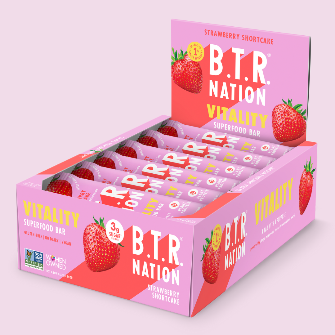 Strawberry Shortcake VITALITY (12 Count ) 🍓🍰 by B.T.R. Bar