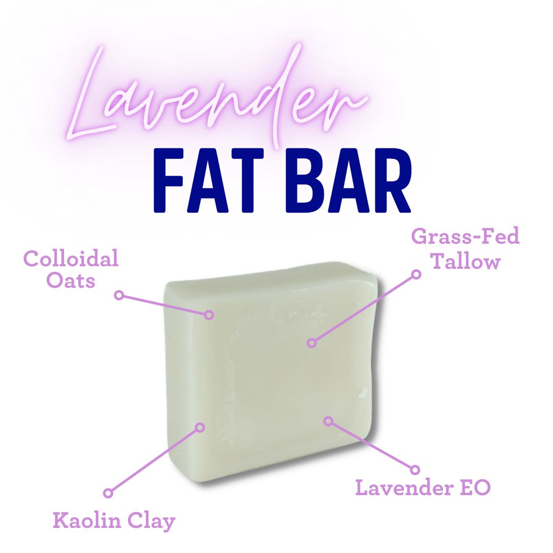 Lavender Fat Bar, 4 Oz by FATCO Skincare Products