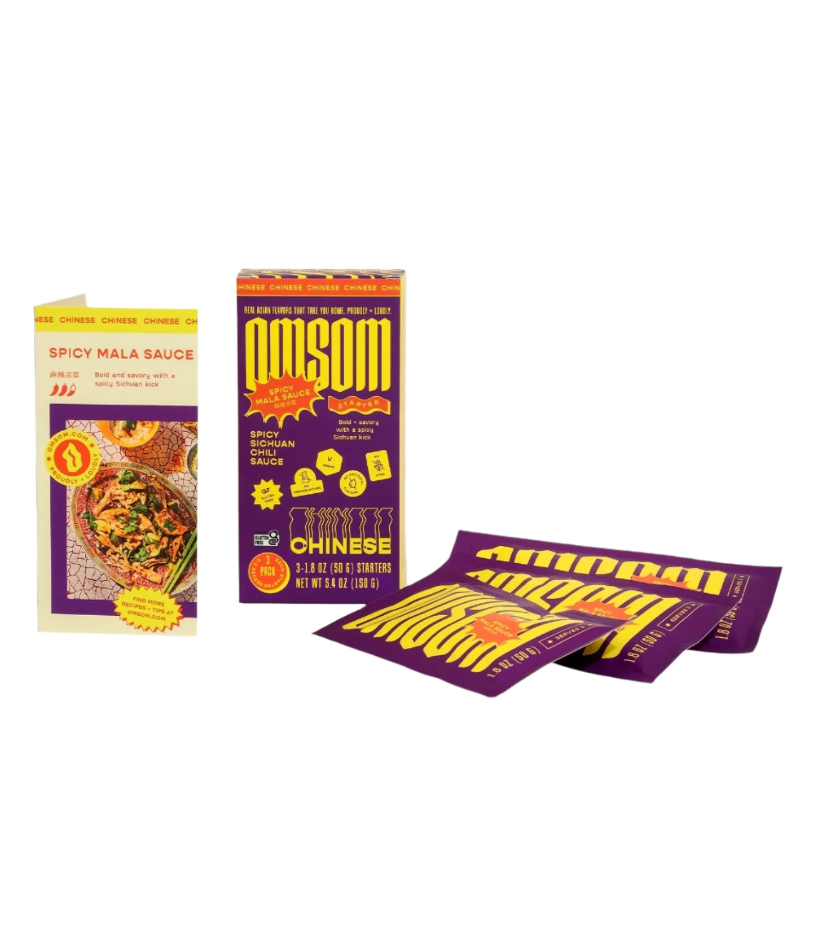Omsom Spicy Mala Sauce by Farm2Me