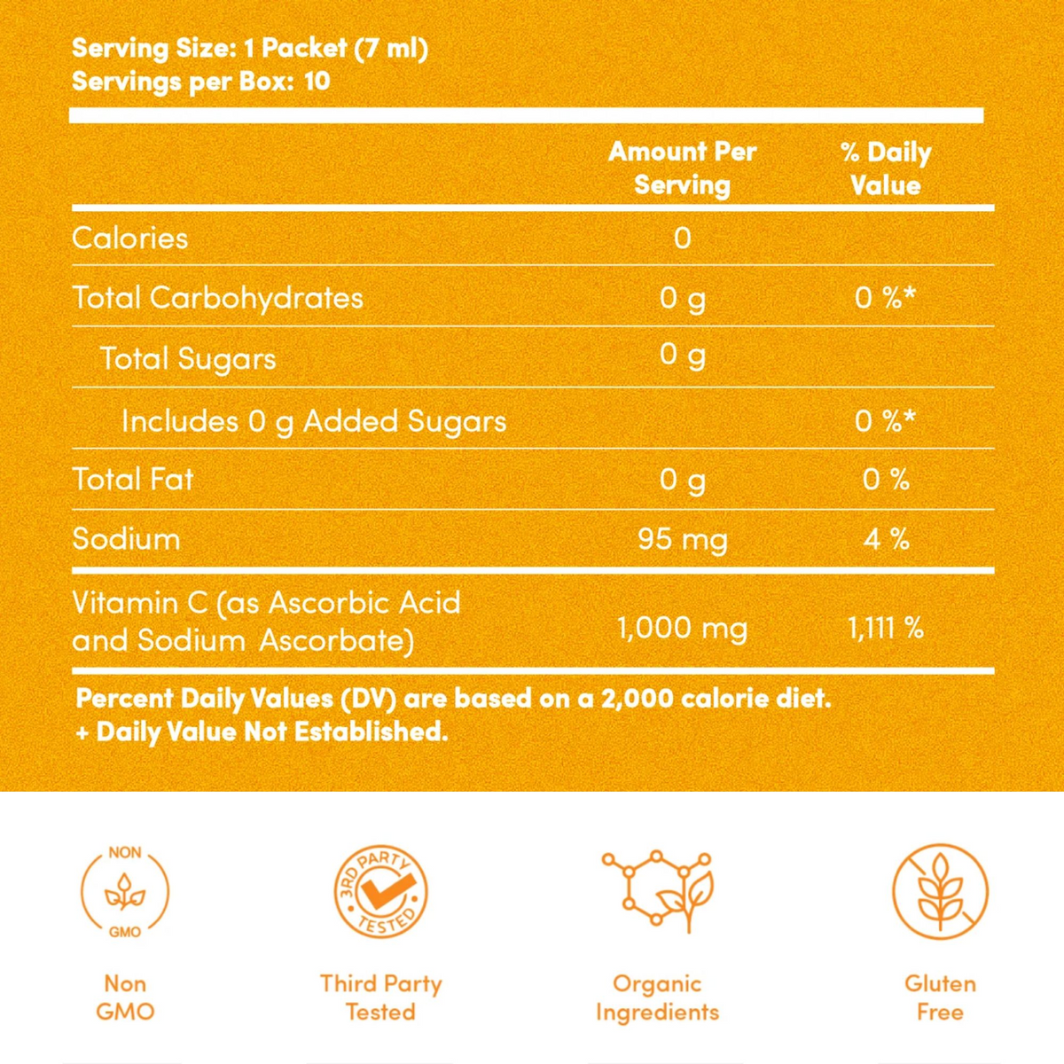 Liposomal Vitamin C 1000 mg - 10 pack