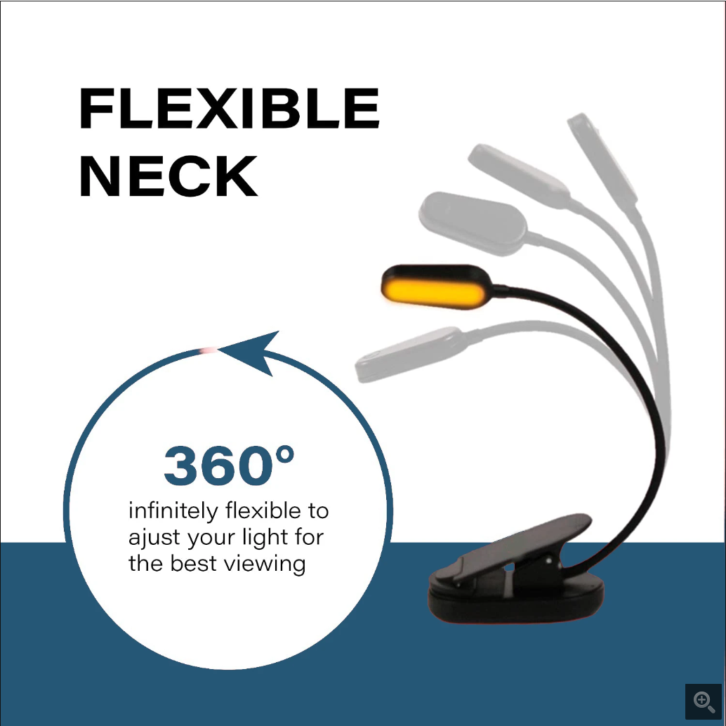 NEW Orange Glow Reading light