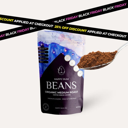 Happy Bum Beans - Organic Medium Roast Enema Coffee