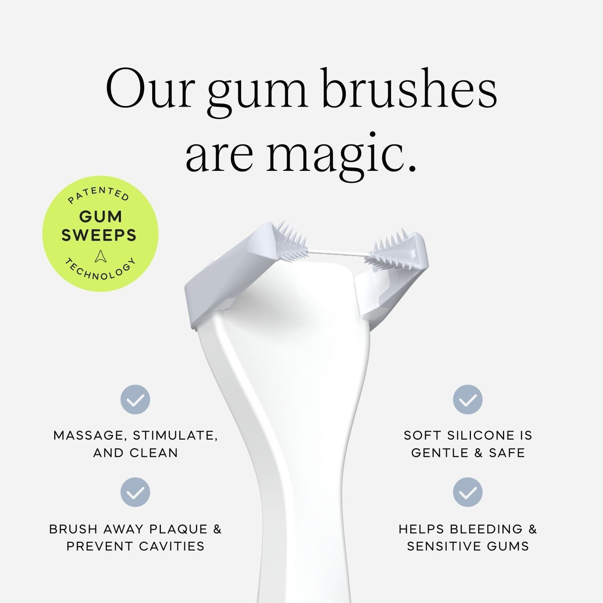 White Smooth Floss Heads