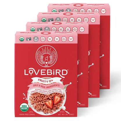Lovebird Cereal Fruity (4 Boxes)