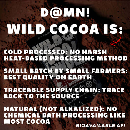 Wholesale of 10 - Wild Cocoa Powder - Organic, Single-Origin, Small farms