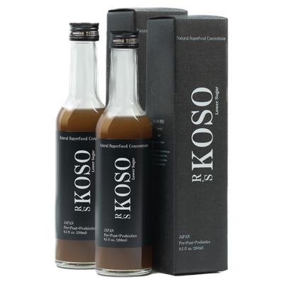 R's KOSO Lower Sugar - Japanese Postbiotic Drink (280ml / 9.5oz)×2 bottles