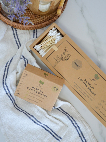 Bamboo Cotton Swabs