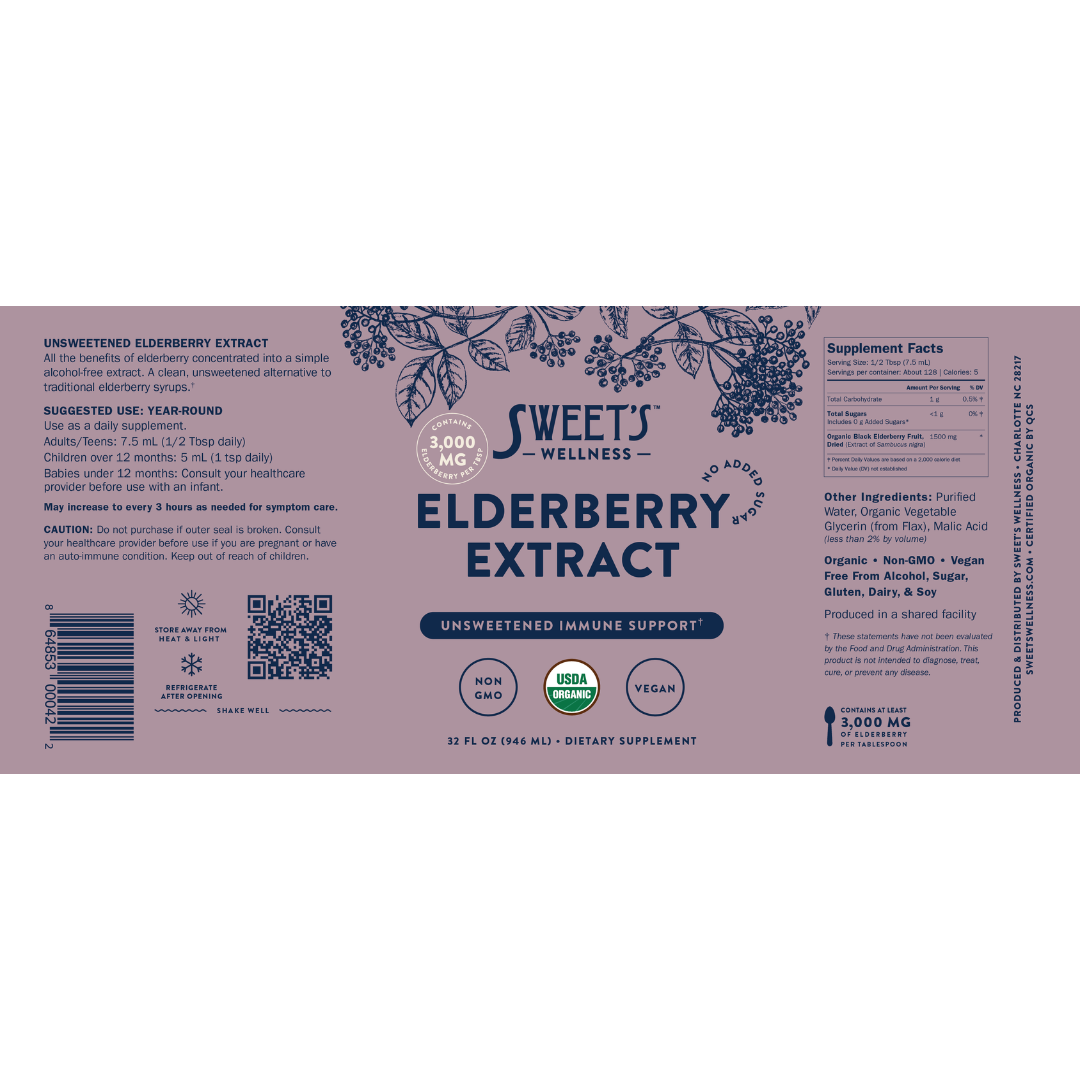 Elderberry Extract - Organic
