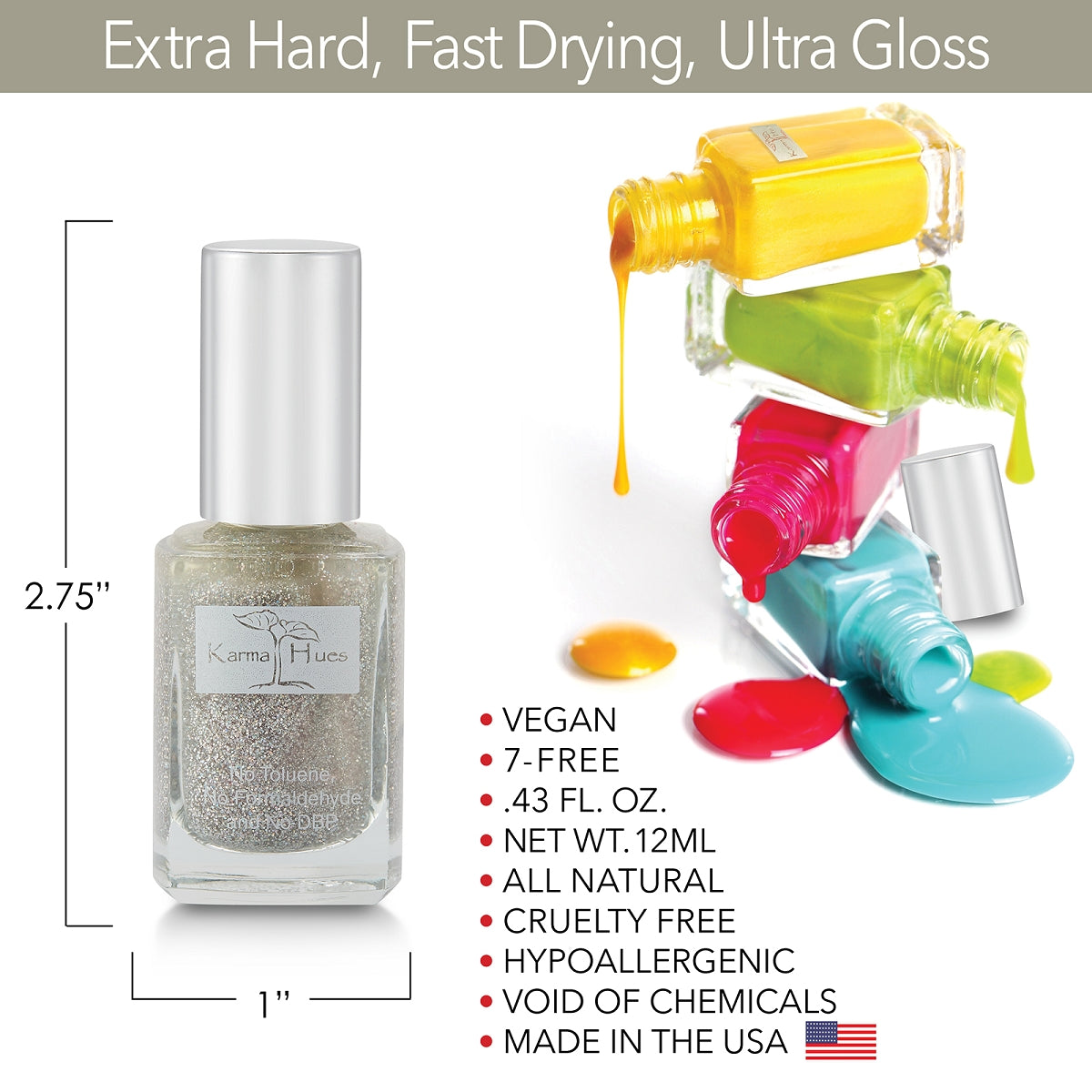 Karma Naturals Nail Polish - Don't be Hatin'