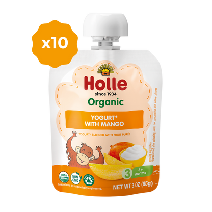 Holle Organic Yogurt Pouches - Mango by Holle USA