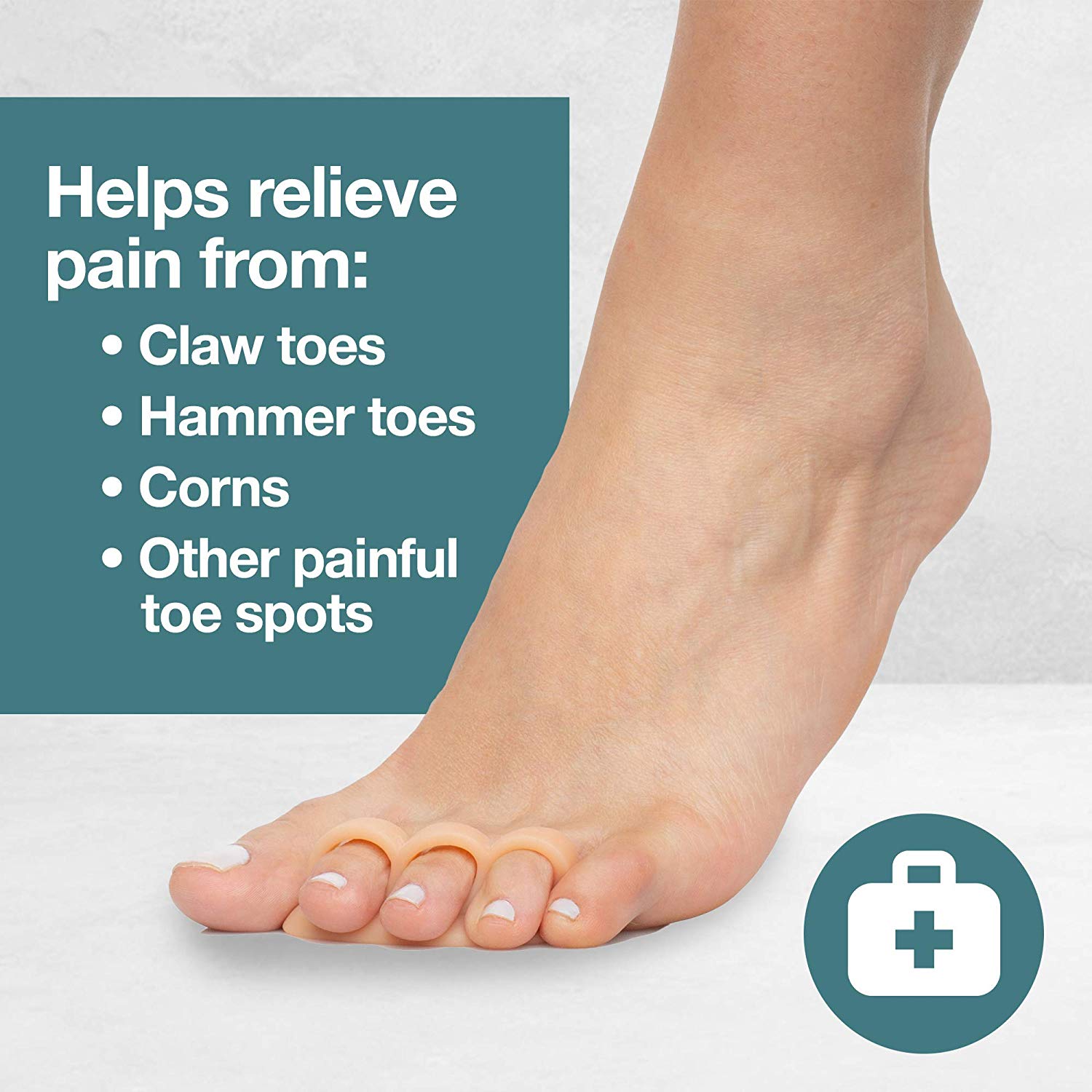 Triple Loop Gel Hammertoe Straightener by ZenToes