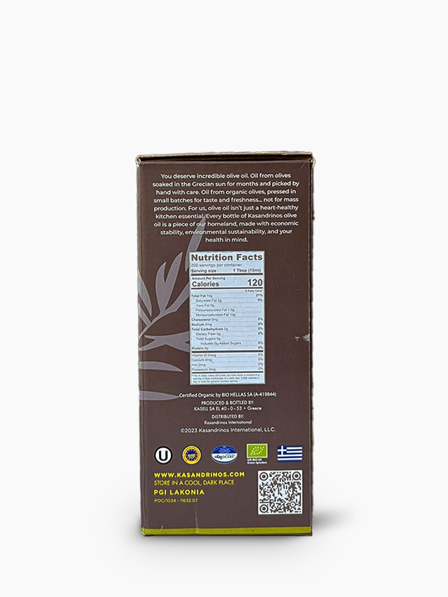 3L Bag in a Box - Organic EVOO