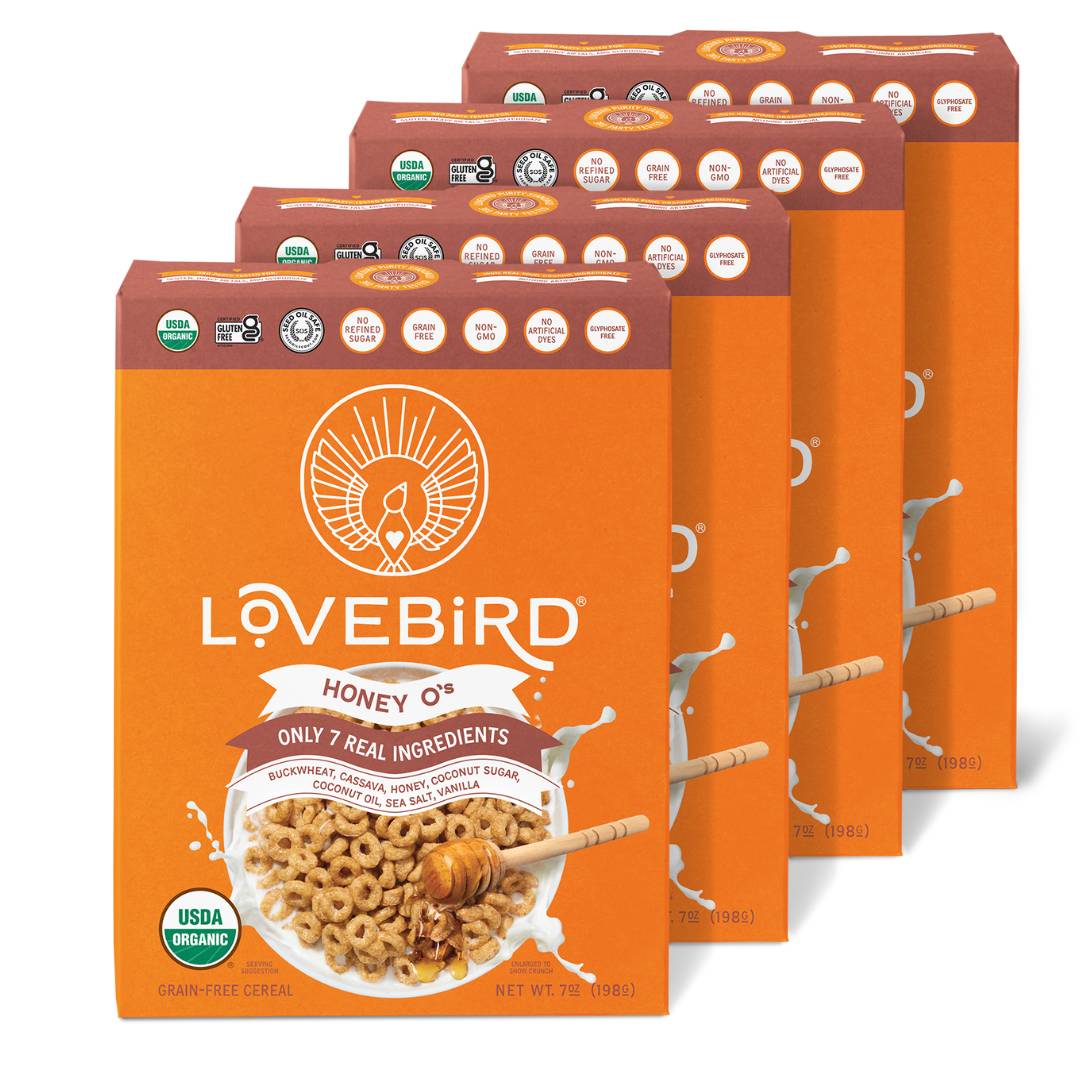 Lovebird Cereal Honey (4 Boxes)