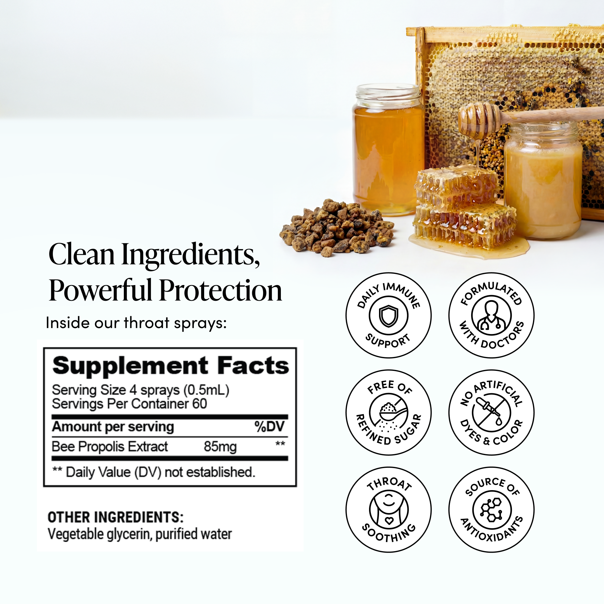 Propolis Immune Support Throat Spray