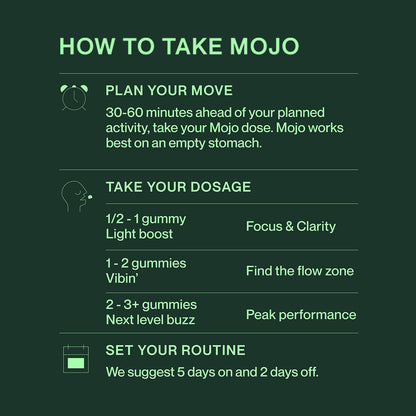 Brain Boost Gummies - Blueberry Lavender by Mojo | Mushroom Dosed Gummies