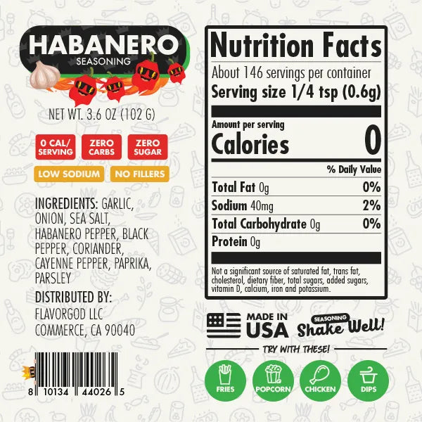 Habanero Seasoning