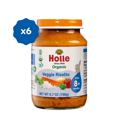 Holle Organic Baby Food Jar - Veggie Risotto - 6 Jars by Holle USA