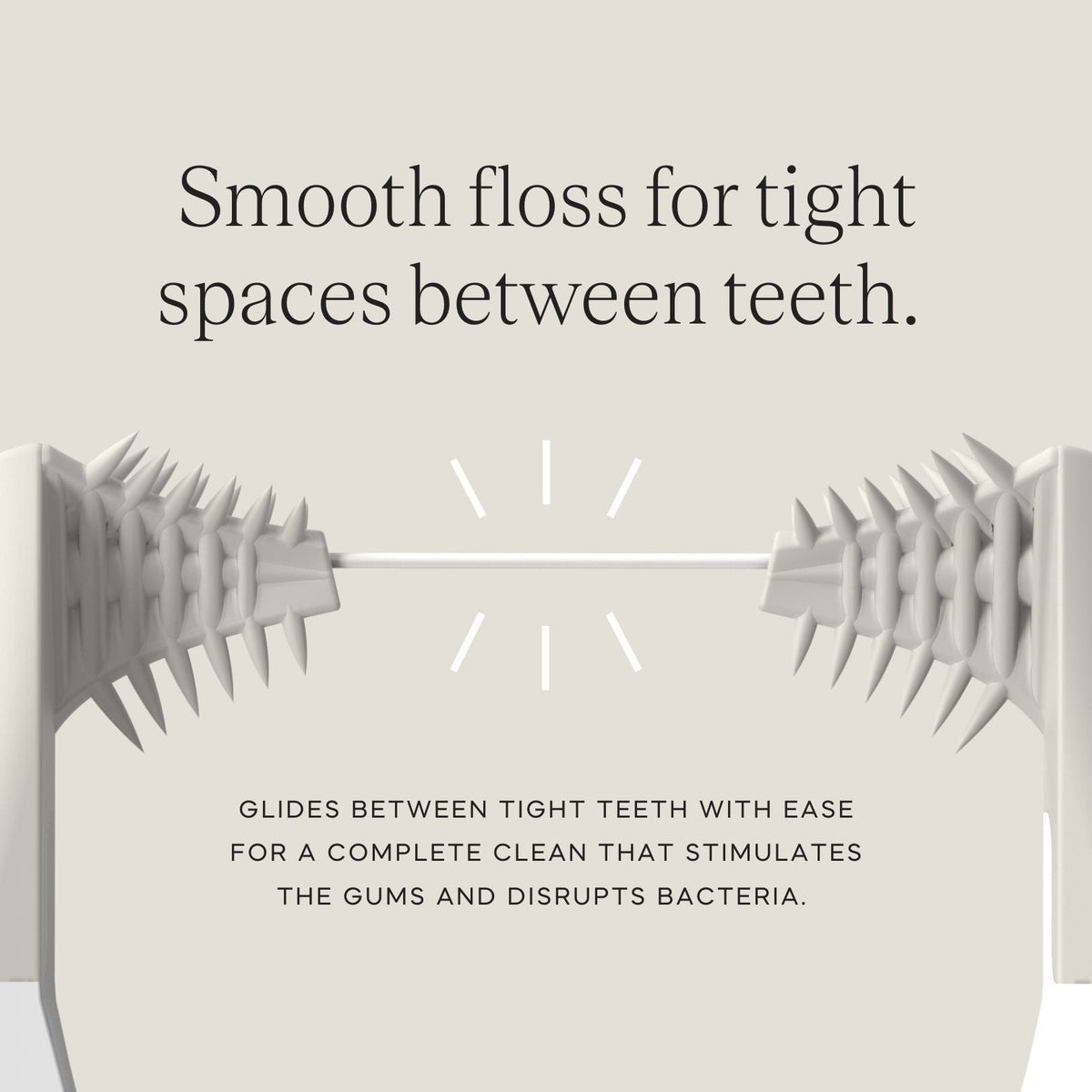 White Smooth Floss Heads