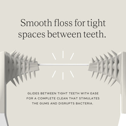 White Smooth Floss Heads