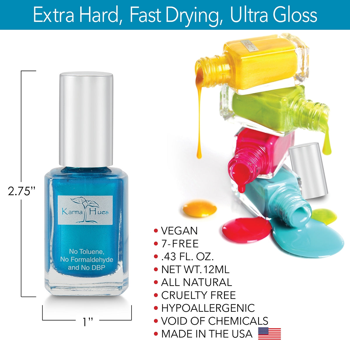 Karma Naturals Nail Polish - Sea of Love