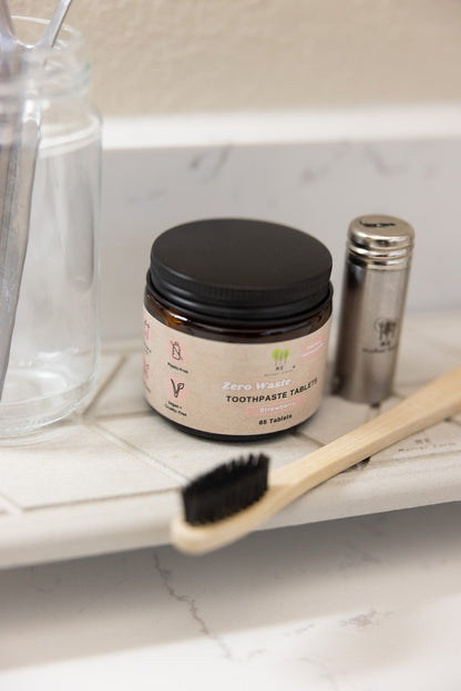 Fluoride-Free Zero Waste Toothpaste Tablets with Nano-Hydroxyapatite