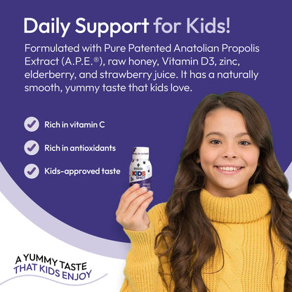 Elderberry Immune Support Shot Drink for Kids x 12