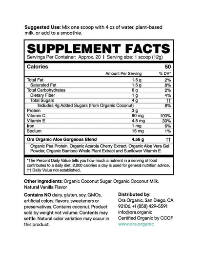 Plant-based Collagen-Boosting Powder