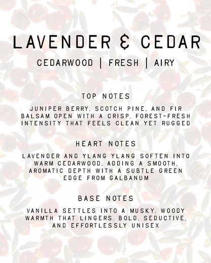 Lavender & Cedar Fragrance