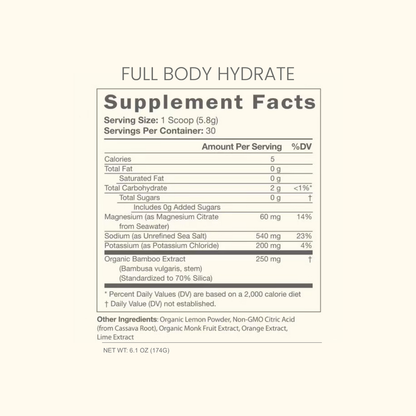 full body Hydrate+
