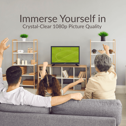 Supersonic 19" VIDAA ACDC Compatible LED Smart TV with Built-In WiFi by Jupiter Gear Home