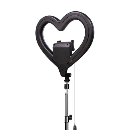 PRO Live Stream 10” Heart Shaped Selfie Ring Light (SC-2310SRH) by Jupiter Gear Home
