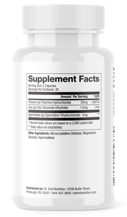 Resveratrol Plus & Spermidine Healthy Aging Bundle by Dr Emil Nutrition