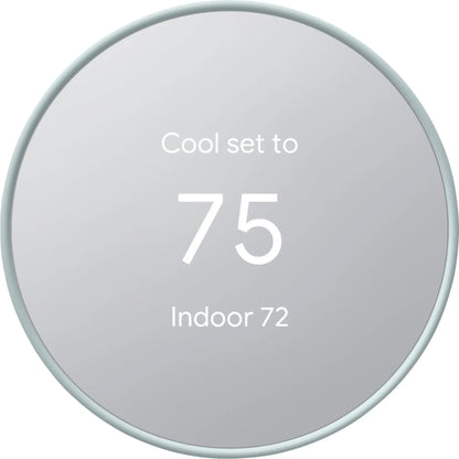 Google - Nest Smart Programmable Wifi Thermostat - Fog by Google