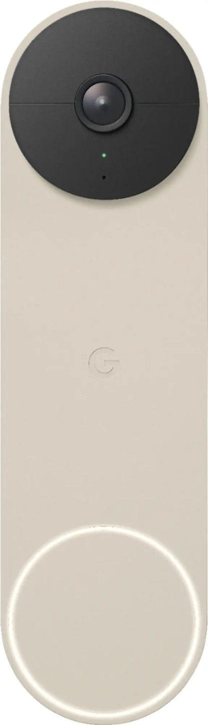 Google- Nest Doorbell Battery - Linen by Google