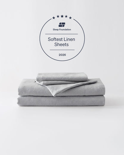 Stonewashed Linen Sheets Set