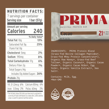 Ancestral Protein Bar - Cacao